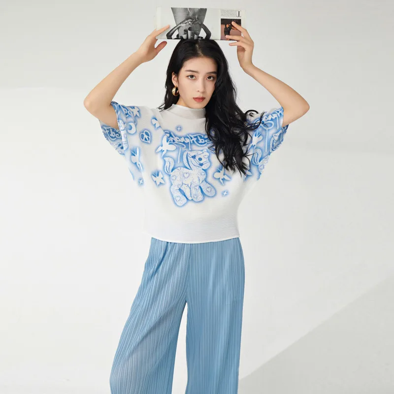 COZOK Bat Sleeves Lazy 24 Summer New Women’s Loose Large Size Printed Temperament Wrinkled Short Sleeve T-shirt WT6002
COZOK Bat Sleeves Lazy 24 Summer New Women’s Loose Large Size Printed Temperament Wrinkled Short Sleeve T-shirt WT6002