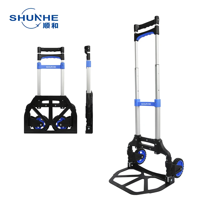 Multi-color Folding Hand Carts Aluminum Hand Truck With 60kg Capacity TPR + PP Wheel FW-90S
Multi-color Folding Hand Carts Aluminum Hand Truck With 60kg Capacity TPR + PP Wheel FW-90S
