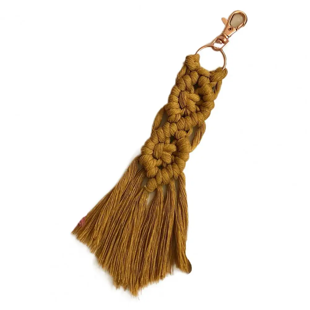 Vintage Macrame Tassel Keychain - Handwoven Boho Charm 19 Sd3aefcd116f446d8851182dc9fe9a856u