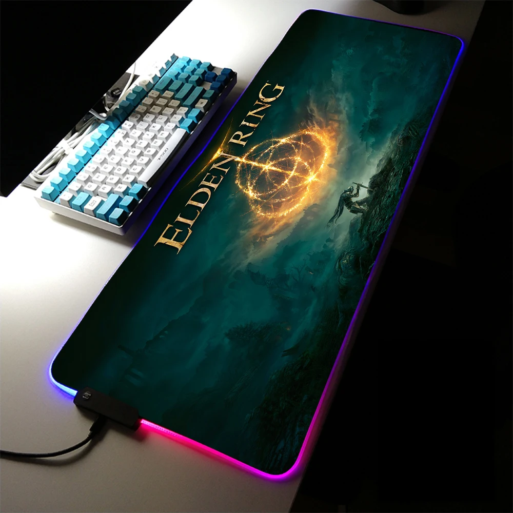 RGB Large Mouse Pad Elden Ring Gaming Mouse Pad Rubber Gamer Computer Mousepad Led Backlight Carpet XXL Keyboard Desk Mats
RGB Large Mouse Pad Elden Ring Gaming Mouse Pad Rubber Gamer Computer Mousepad Led Backlight Carpet XXL Keyboard Desk Mats