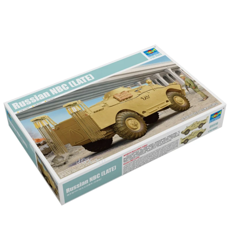 

Trumpeter 05516 1/35 Russian NBC (Late) Scout Vehicle Car Military Plastic Toy Handcraft Assembly Model Building Kit