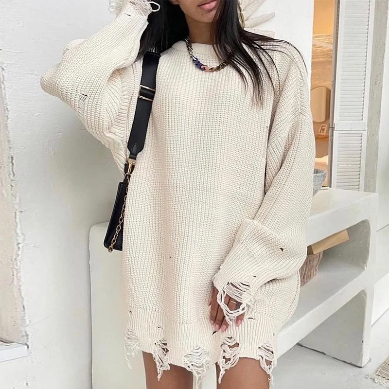 Hollow Out Design Long Sweater Women Clothing Knitted Pullover Tops Winter Clothes Female Jersey Outfits Loose Casual Knitwear
Hollow Out Design Long Sweater Women Clothing Knitted Pullover Tops Winter Clothes Female Jersey Outfits Loose Casual Knitwear