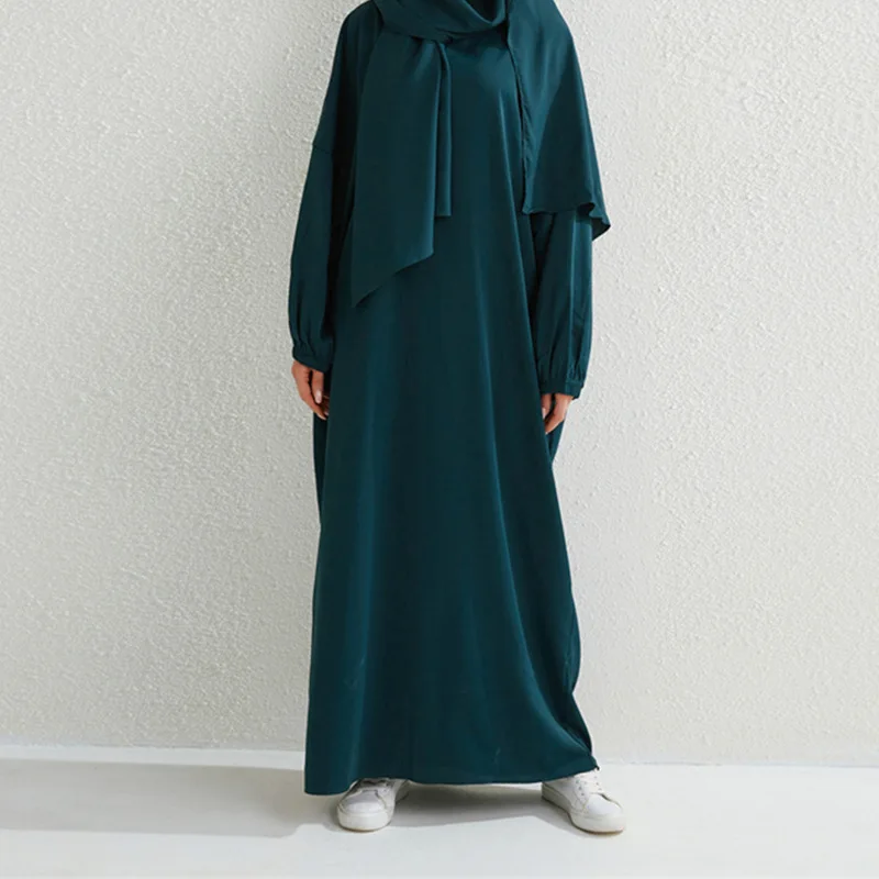 Eid Muslim Women Hooded Abaya One Piece Prayer Dress with Attached Hijab Islamic Clothing Jilbab Dubai Saudi Robe Turkish Modest
Eid Muslim Women Hooded Abaya One Piece Prayer Dress with Attached Hijab Islamic Clothing Jilbab Dubai Saudi Robe Turkish Modest