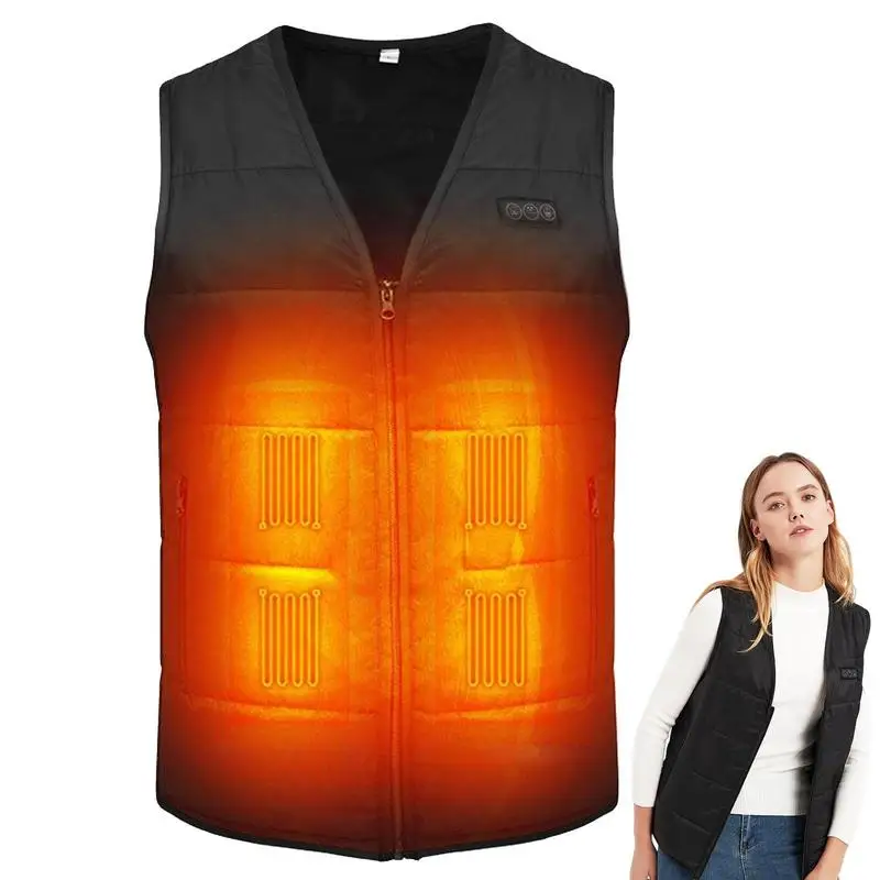 Heated Vest Windproof Warm Electric Heated Vest Jacket Women Battery Heated Clothing Winter Cold Coat Sleeveless Vests For Women
Heated Vest Windproof Warm Electric Heated Vest Jacket Women Battery Heated Clothing Winter Cold Coat Sleeveless Vests For Women