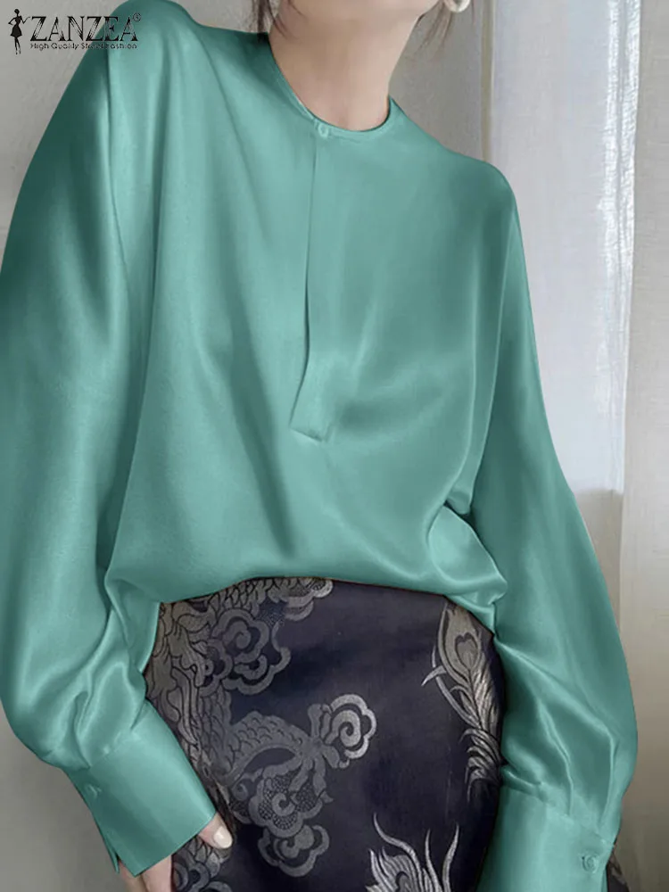 ZANZEA Women Oversized Blouse Solid Color Tops Fashion Puff Long Sleeve 2024 Spring Round Neck Blusa Casual Loose Street Shirt
ZANZEA Women Oversized Blouse Solid Color Tops Fashion Puff Long Sleeve 2024 Spring Round Neck Blusa Casual Loose Street Shirt