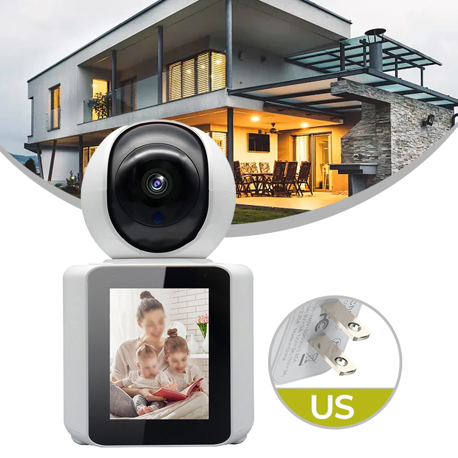 Visual Surveillance Camera 360° WiFi Video Camera HD Video Intercom Call Camera Supports Humanoid Detection Intelligent Alarm
Visual Surveillance Camera 360° WiFi Video Camera HD Video Intercom Call Camera Supports Humanoid Detection Intelligent Alarm