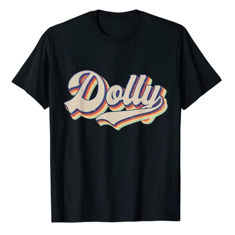 Dolly Name Personalized Vintage Retro Gift Men Women T-Shirt Funny Letter Print Vintage Tee Apparel Short Sleeve Graphic Outfits
Dolly Name Personalized Vintage Retro Gift Men Women T-Shirt Funny Letter Print Vintage Tee Apparel Short Sleeve Graphic Outfits