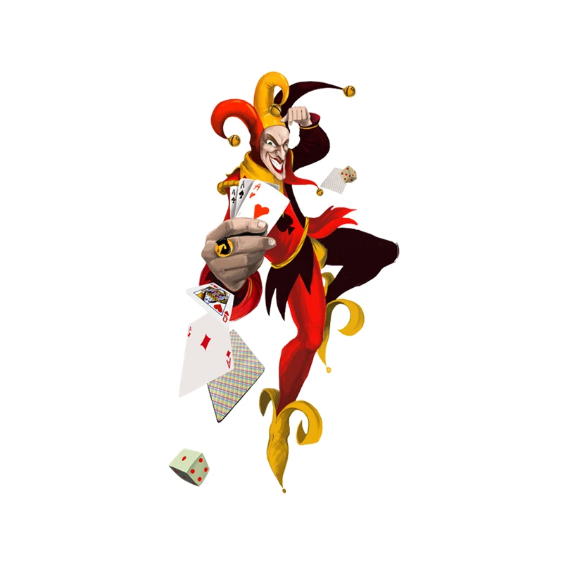 Y714# Self-adhesive Decal For Clown Poker Magic Car Sticker Waterproof Auto Decors on Bumper Rear Window Laptop
Y714# Self-adhesive Decal For Clown Poker Magic Car Sticker Waterproof Auto Decors on Bumper Rear Window Laptop