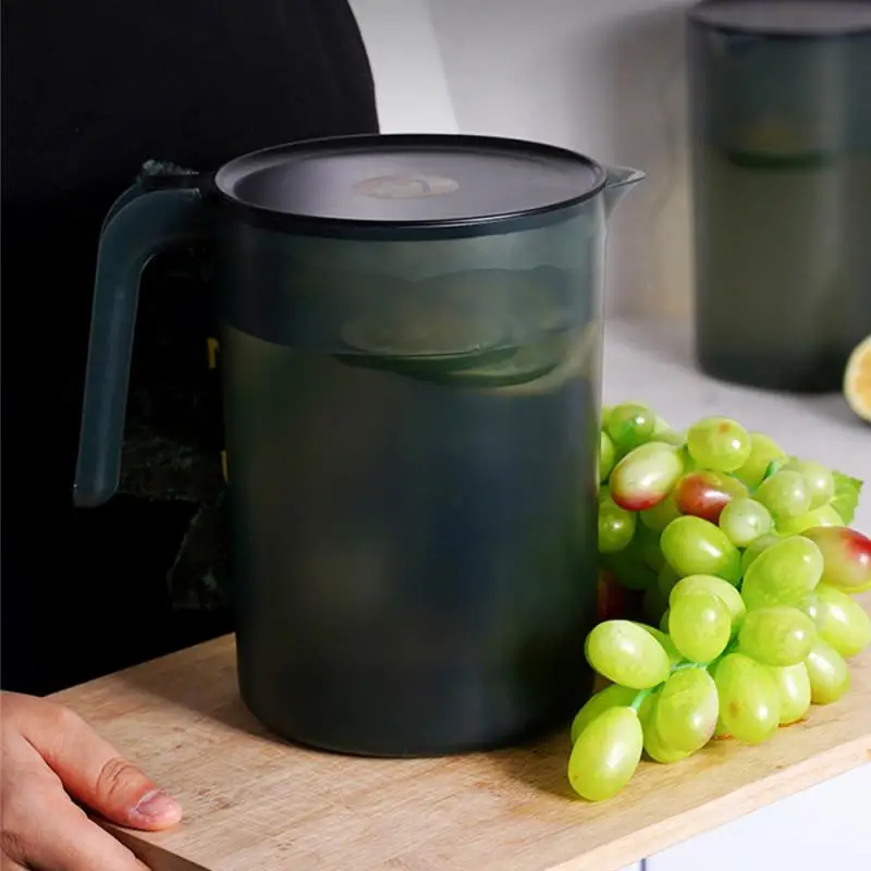 

Heat-resistant Juice Pitcher Durable Cold Water Jug Large Capacity Healthy Material Beverage Storage Container Kettle Set Teapot
