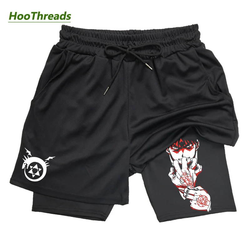 Anime Fullmetal Alchemist Gym Workout Shorts for Men 2 in 1 Compression Shorts with Pockets 5 Inch Quick Dry Running Fitness
Anime Fullmetal Alchemist Gym Workout Shorts for Men 2 in 1 Compression Shorts with Pockets 5 Inch Quick Dry Running Fitness
