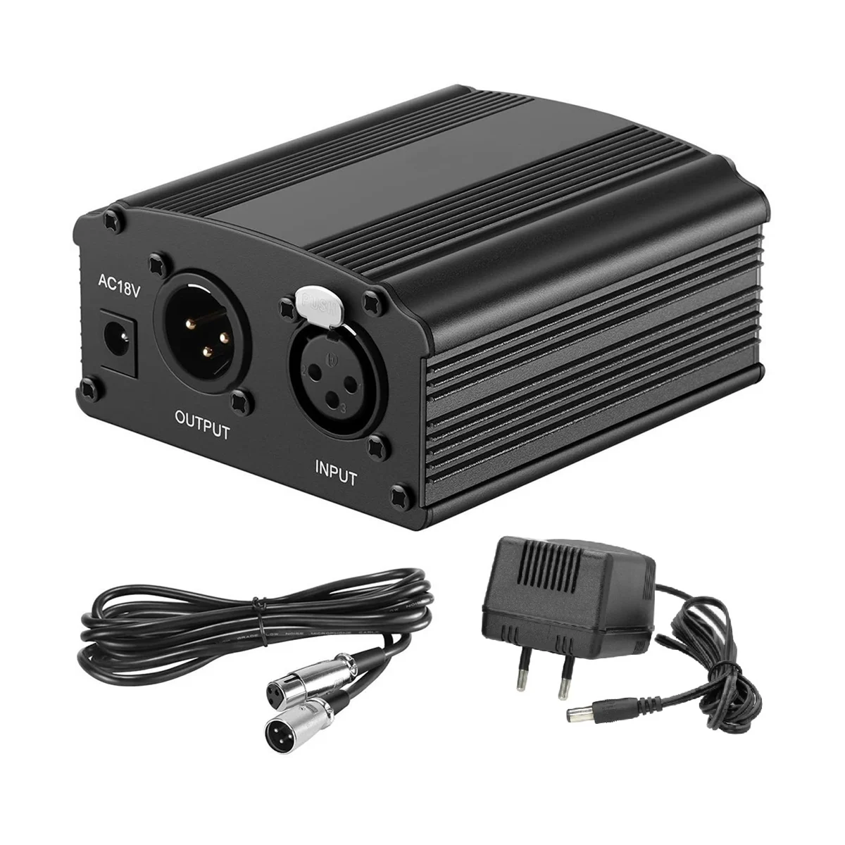 For 48V Phantom Power Bm 800 Microphone Supply with Adapter XLR Audio Cable for Any Music Recording Equipment EU Plug
For 48V Phantom Power Bm 800 Microphone Supply with Adapter XLR Audio Cable for Any Music Recording Equipment EU Plug