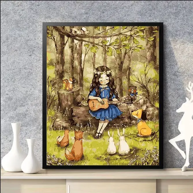 151010 diy digital oil painting oil painting acrylic flower painting explosion hand-filled landscape painting
151010 diy digital oil painting oil painting acrylic flower painting explosion hand-filled landscape painting