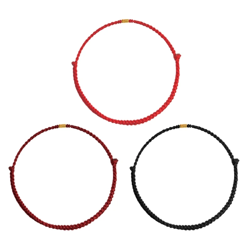 E0BF Hand Braided Rope Thread Handchain String Red Rope Bracelet for Teenage Women
E0BF Hand Braided Rope Thread Handchain String Red Rope Bracelet for Teenage Women