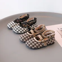 2022 Spring New Flat Mary Janes Versatile Casual Shoes for Girls Square-toe Shallow Houndstooth Mesh Princess Shoes Hook & Loop
2022 Spring New Flat Mary Janes Versatile Casual Shoes for Girls Square-toe Shallow Houndstooth Mesh Princess Shoes Hook & Loop