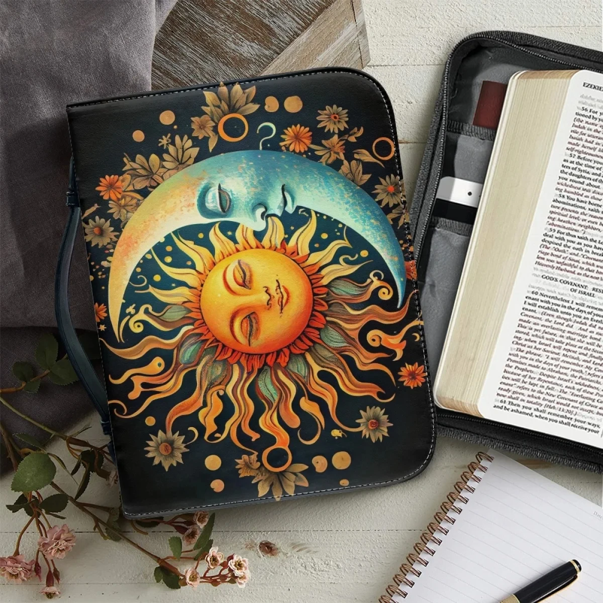 Женская кожаная сумка Moon and Sun с рисунком, шкатулка для книг и учебников в христианском стиле
Женская кожаная сумка Moon and Sun с рисунком, шкатулка для книг и учебников в христианском стиле