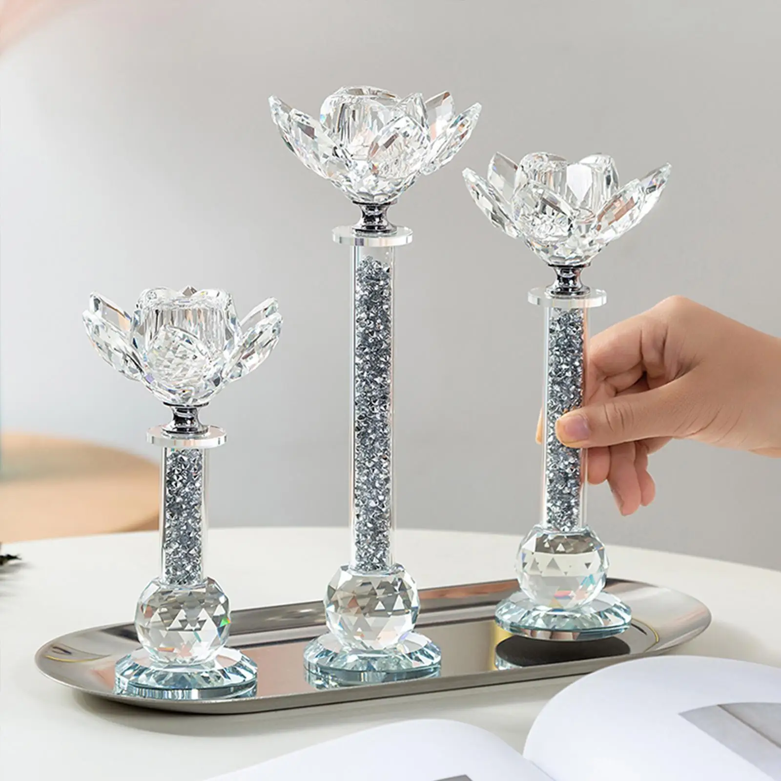 3Pcs Pillar Candle Holder Candlestick Elegant Candle Stand Candelabra for Home Dinner Table Holiday Decor Ornament
3Pcs Pillar Candle Holder Candlestick Elegant Candle Stand Candelabra for Home Dinner Table Holiday Decor Ornament