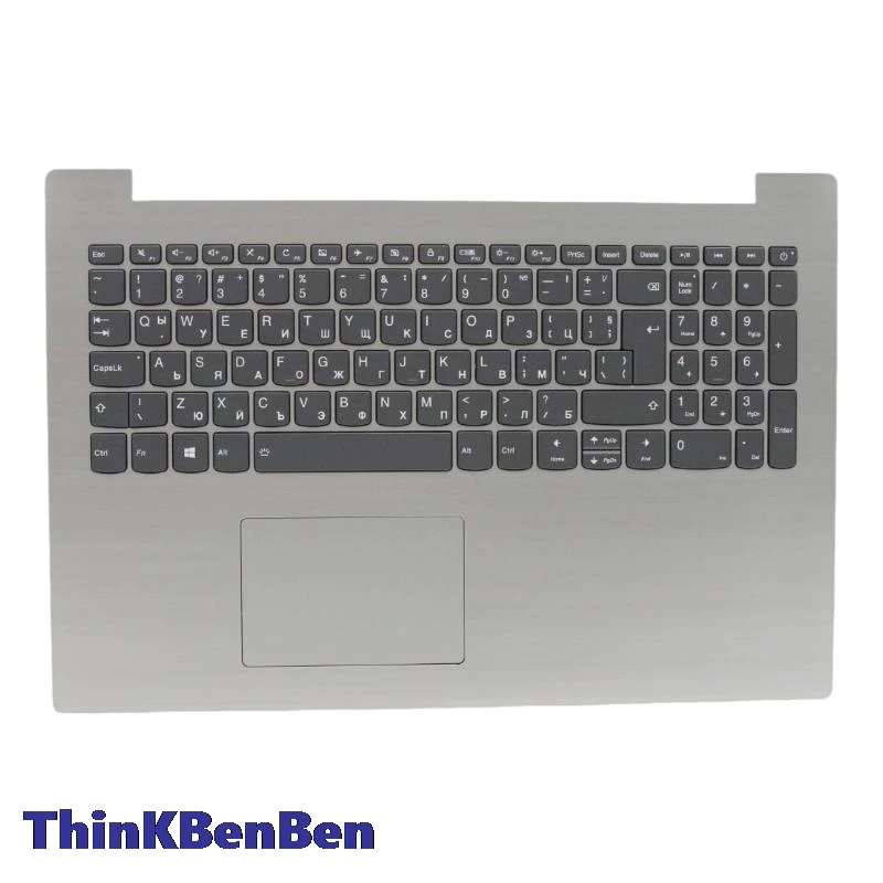 

BG Bulgaria Backlit Keyboard Platinum Grey Upper Case Palmrest Shell Cover For Lenovo Ideapad 330 15 ICH Laptop 5CB0R46878