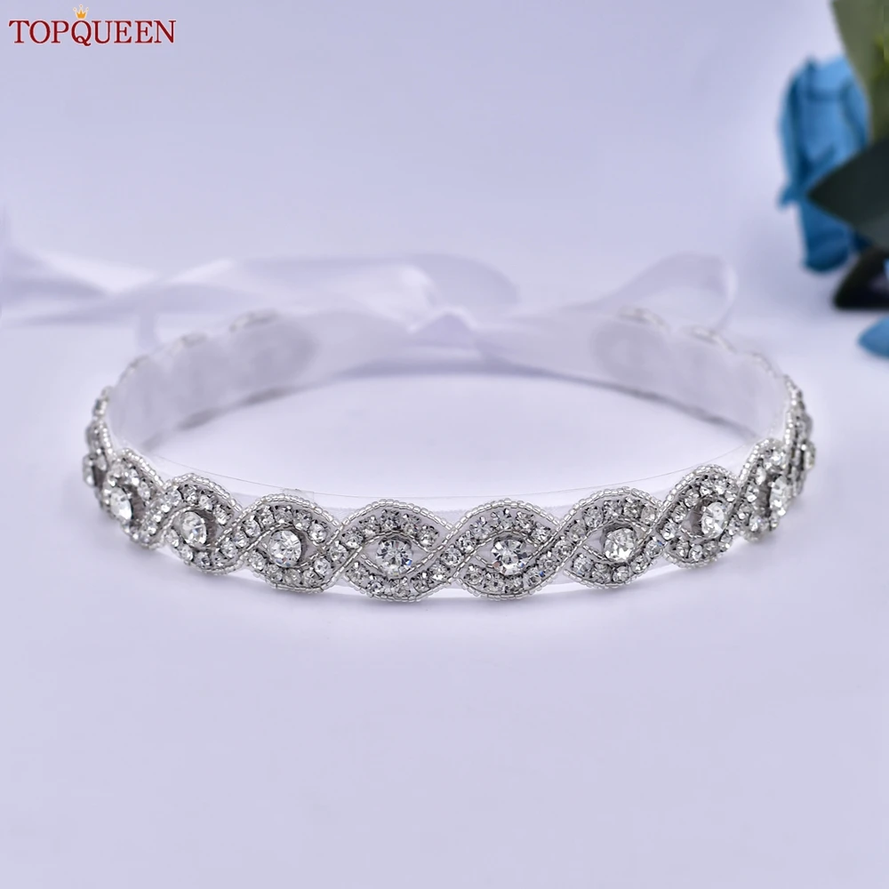 TOPQUEEN Wedding Bride Rhinestone Belt Diamond Applique Women's Party Banquet Dress Ribbon Belt Formal Wear Decoration S28
TOPQUEEN Wedding Bride Rhinestone Belt Diamond Applique Women's Party Banquet Dress Ribbon Belt Formal Wear Decoration S28