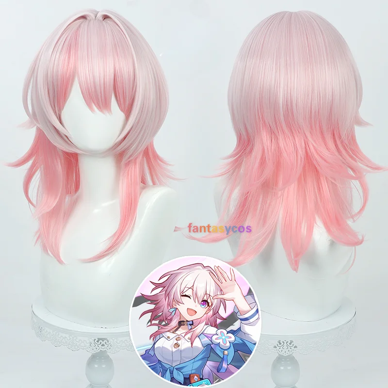 Game Honkai: Star Rail March 7th Cosplay Wig Gradient Pink Wigs Heat Resistant Wig Halloween Carnival Party Role Play + Wig Cap
Game Honkai: Star Rail March 7th Cosplay Wig Gradient Pink Wigs Heat Resistant Wig Halloween Carnival Party Role Play + Wig Cap