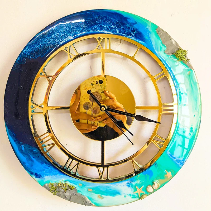 Ging Builders High-Quality Digital Custom Acrylic 3D Clock Gold Customized Eco-Friendly Epoxy Resin Montre Murale Wall Clock
Ging Builders High-Quality Digital Custom Acrylic 3D Clock Gold Customized Eco-Friendly Epoxy Resin Montre Murale Wall Clock