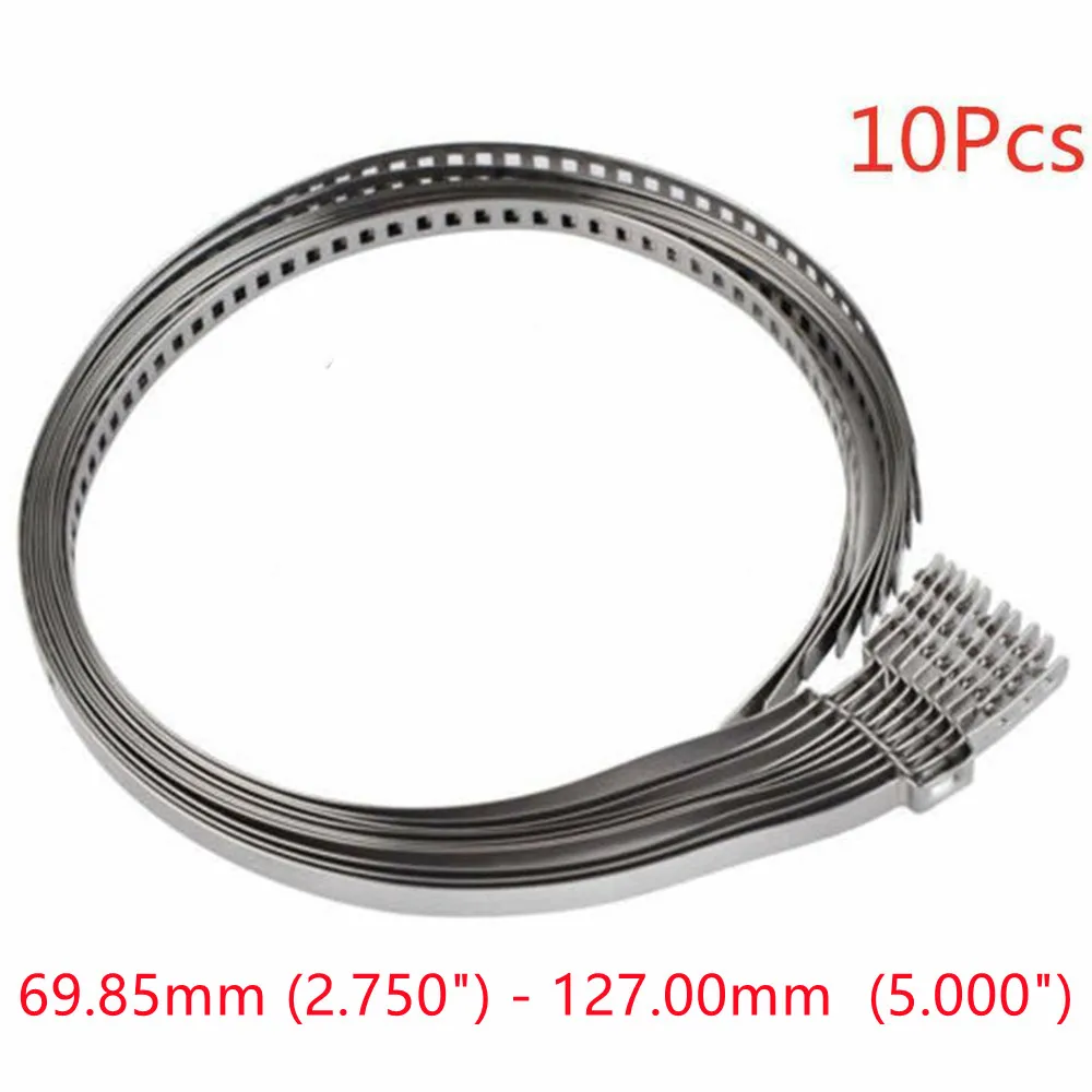 10pcs Universal Axle CV Joint Boot Crimp Clamp Kit Stainless Steel Clamp Clips Srt For Driveshaft Joints Boot Kit 69.85x127.00mm
10pcs Universal Axle CV Joint Boot Crimp Clamp Kit Stainless Steel Clamp Clips Srt For Driveshaft Joints Boot Kit 69.85x127.00mm