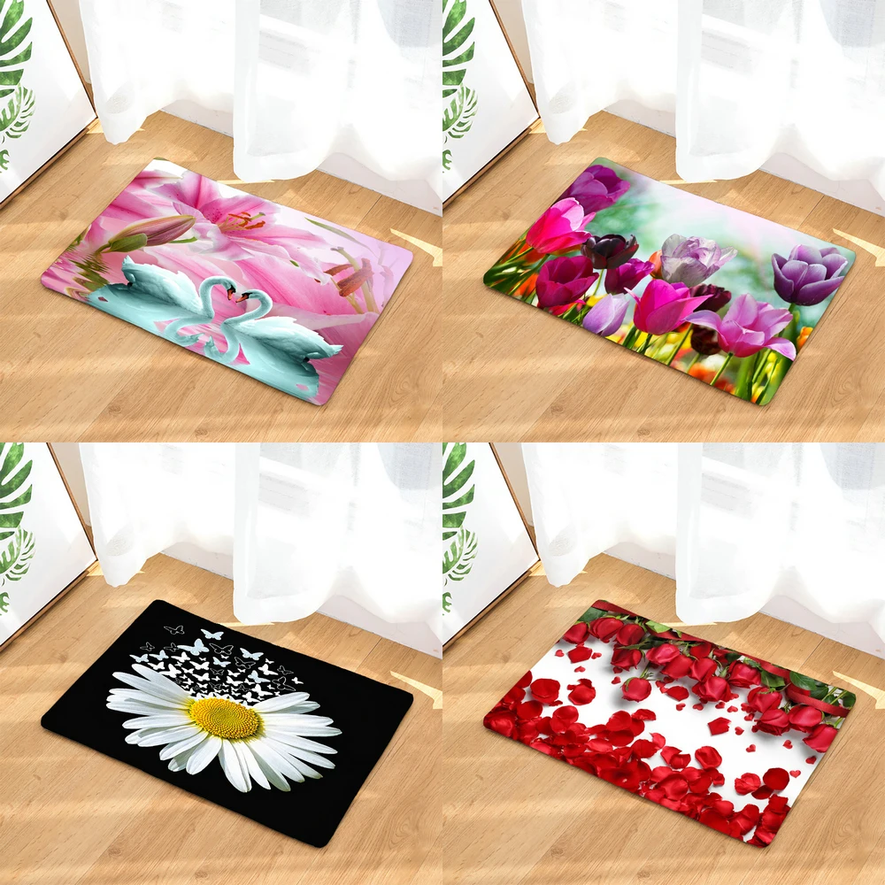 Flower Doormat Flowers Rose Pattern Anti-Slip Carpet Door Mat Outdoor Kithchen Living Room Floor Mat Rug Bathroom Anti-slip Rug
Flower Doormat Flowers Rose Pattern Anti-Slip Carpet Door Mat Outdoor Kithchen Living Room Floor Mat Rug Bathroom Anti-slip Rug