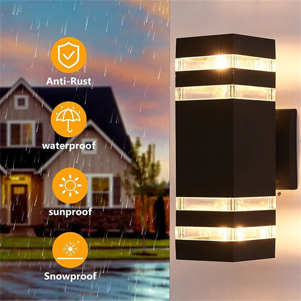 Outdoor Wall Porch Lights Led Wall Mount Exterior Lamp Ip65 Waterproof Lighting Fixture Wall Light Up Down for Garden
Outdoor Wall Porch Lights Led Wall Mount Exterior Lamp Ip65 Waterproof Lighting Fixture Wall Light Up Down for Garden