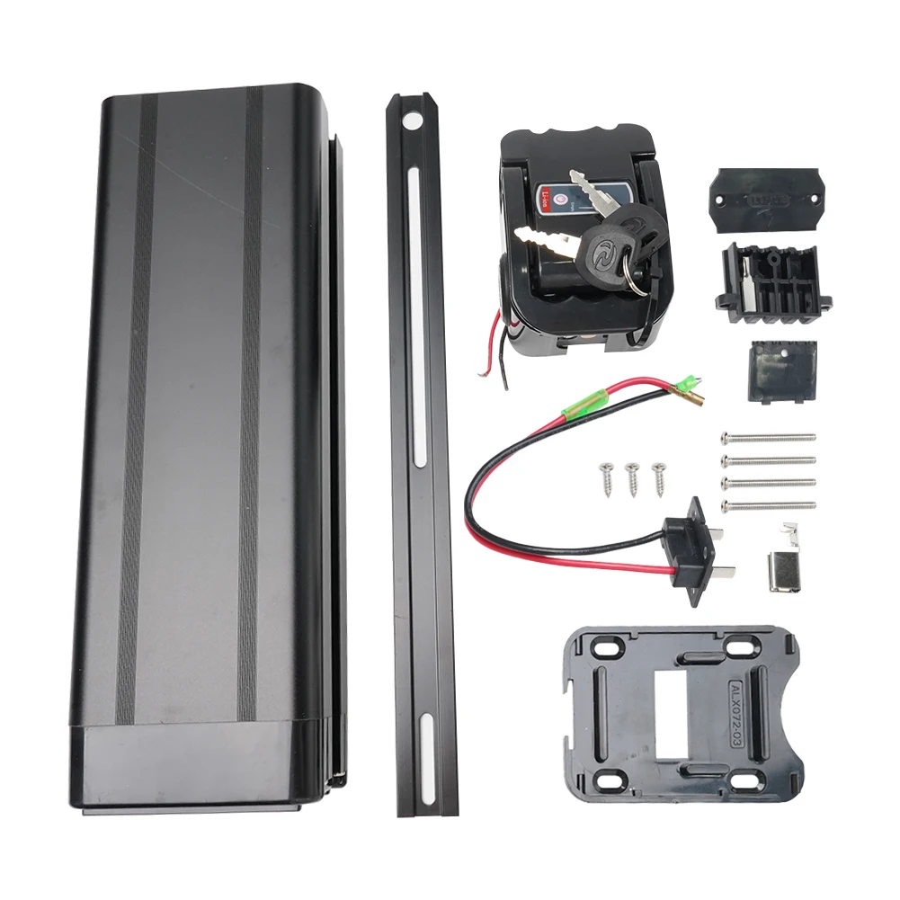 

E-bike Battery Box Case Indoor Battery 1865 Lithium Accessories Bicycle Parts Holder Large Capacity 390*110*76mm