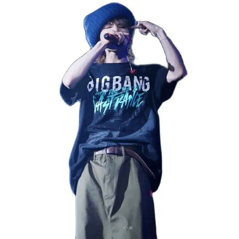 BigB GD Футболка с принтом для концертов y2k женская одежда Kpop хлопковые летние свободные топы универсальные футболки с коротким рукавом в стиле хип-хоп
BigB GD Футболка с принтом для концертов y2k женская одежда Kpop хлопковые летние свободные топы универсальные футболки с коротким рукавом в стиле хип-хоп