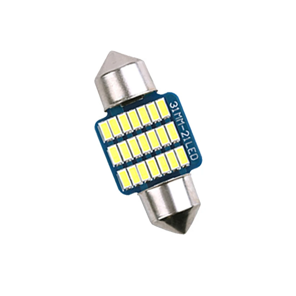 1Pcs Double Tip Decoding Interior Decorative Lights LED Roof Reading Light Ice Blue 1.32 W 31mm Aluminum Material
1Pcs Double Tip Decoding Interior Decorative Lights LED Roof Reading Light Ice Blue 1.32 W 31mm Aluminum Material