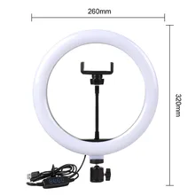 Live Phone Holder 10 Inch 26cm Led Lamp Live Streaming VideoTripod Stand with Cellphone Holder Ring Light for Anchor
Live Phone Holder 10 Inch 26cm Led Lamp Live Streaming VideoTripod Stand with Cellphone Holder Ring Light for Anchor