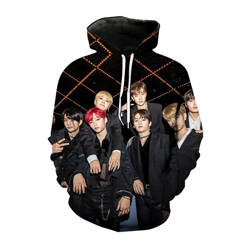 3D South Korean Boy Band Stray Kids Print Hoodies Kid Fashion Streetwear Hooded Sweatshirts Winter Hip Hop Pullovers Clothes Top
3D South Korean Boy Band Stray Kids Print Hoodies Kid Fashion Streetwear Hooded Sweatshirts Winter Hip Hop Pullovers Clothes Top