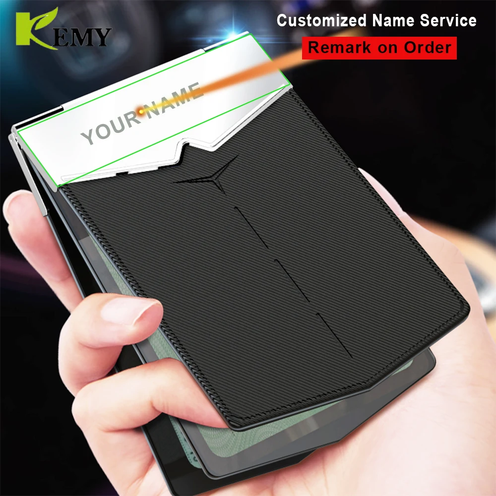 Name Engraving Driver License Card Holder Metal PU Leather Card Bag for Car Driving Documents Business ID Credit Card Wallet
Name Engraving Driver License Card Holder Metal PU Leather Card Bag for Car Driving Documents Business ID Credit Card Wallet