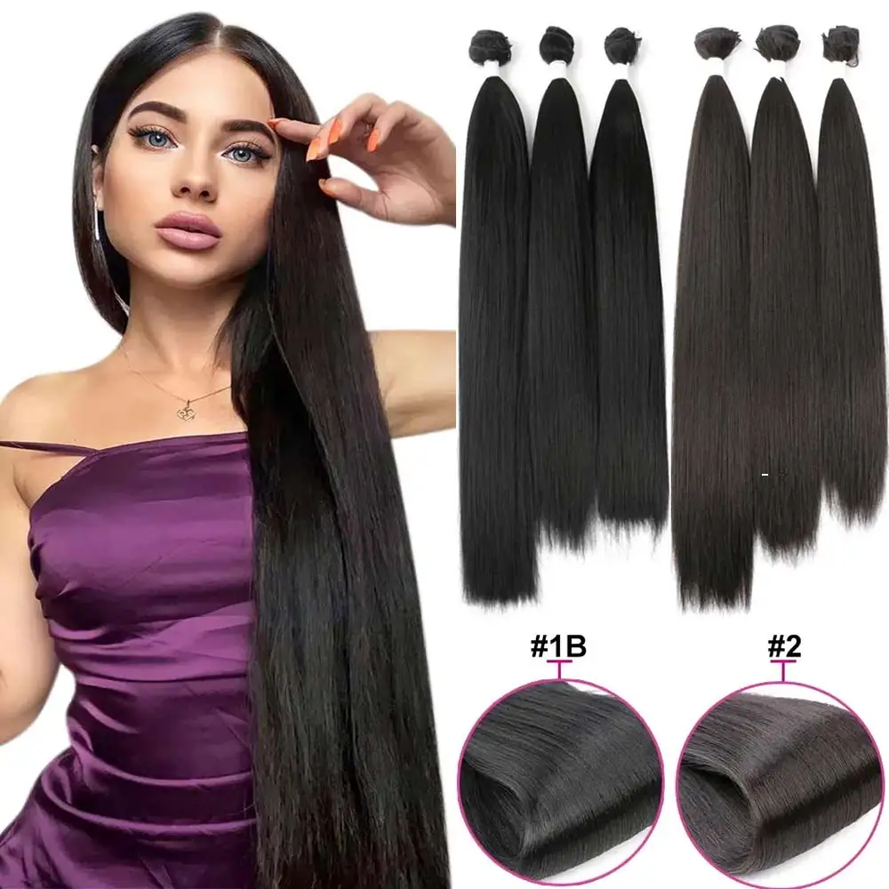 Bone Straight Hair Extensions Ombre Blonde Hair Bundles Super Long Hair Synthetic 22 24 26Inch Straight Hair Full to End Lihui
Bone Straight Hair Extensions Ombre Blonde Hair Bundles Super Long Hair Synthetic 22 24 26Inch Straight Hair Full to End Lihui