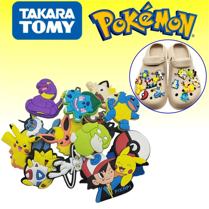 Pokemon Pikachu Eevee DIY PVC Kids Shoe Charms Decorations Fashion Pins Anime Accessories Christmas Gifts Birthday Party Favors
Pokemon Pikachu Eevee DIY PVC Kids Shoe Charms Decorations Fashion Pins Anime Accessories Christmas Gifts Birthday Party Favors