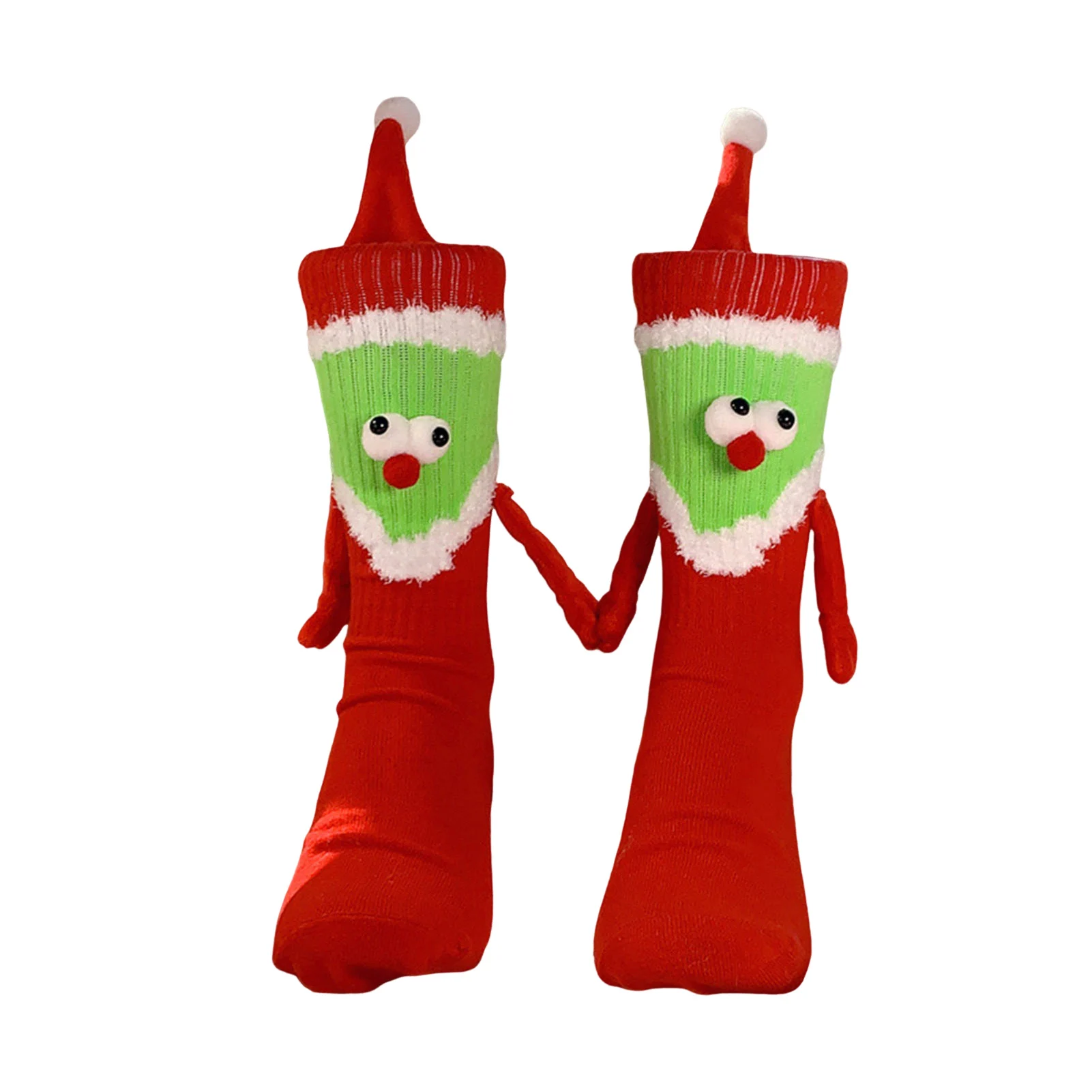 Christmas Hand Holding Socks Magnetic Suction 3D Doll Socks Novelty Cute Xmas Socks for Valentines Christmas Gifts
Christmas Hand Holding Socks Magnetic Suction 3D Doll Socks Novelty Cute Xmas Socks for Valentines Christmas Gifts