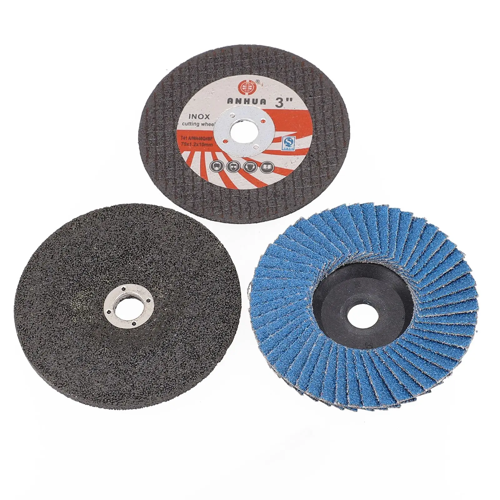 3pcs/Set 75mm Cutting Disc Angle Grinder Polishing Saw Blade No Burr Resin Quick Cut Sanding Disc Grinding Wheel
3pcs/Set 75mm Cutting Disc Angle Grinder Polishing Saw Blade No Burr Resin Quick Cut Sanding Disc Grinding Wheel