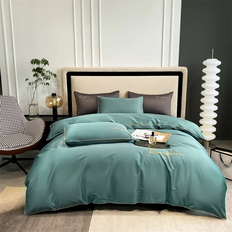 Luxury 60's Long Pile 100% Cotton Duvet Cover Set Embroidered Fall Winter Quilt Cover Solid Egyptian Cotton 2pcs pillowcases 9 Mallzona Sd3c732ffb415485fa0a96048f364dfa4a Luxury 60's Long Pile 100% Cotton Duvet Cover Set Embroidered Fall Winter Quilt Cover Solid Egyptian Cotton 2pcs pillowcases Mallzona