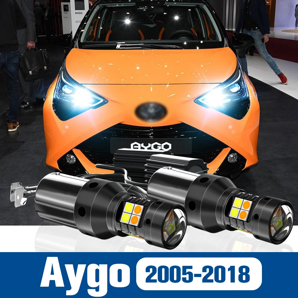 2pcs LED Dual Mode Turn Signal+Daytime Running Light DRL Accessories Canbus For Toyota Aygo 2005-2018 2010 2011 2012 2013 2014
2pcs LED Dual Mode Turn Signal+Daytime Running Light DRL Accessories Canbus For Toyota Aygo 2005-2018 2010 2011 2012 2013 2014