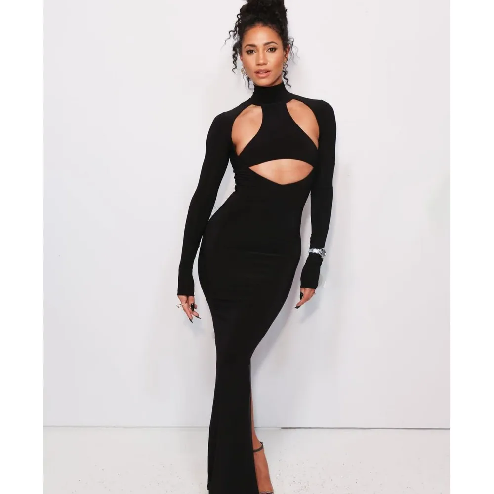 High Quality Fashion Long Sleeve Slim Long Dress 2023 Elegant Cutout Skinny Birthday Celebrity Party Dress
High Quality Fashion Long Sleeve Slim Long Dress 2023 Elegant Cutout Skinny Birthday Celebrity Party Dress