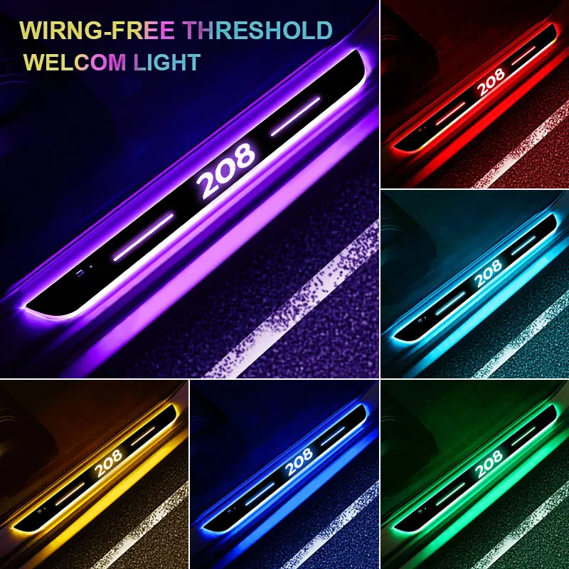 Car door Sill light logo Projector lamp Power Moving LED Welcome Pedal For Peugeot 208 Car Accessories
Car door Sill light logo Projector lamp Power Moving LED Welcome Pedal For Peugeot 208 Car Accessories