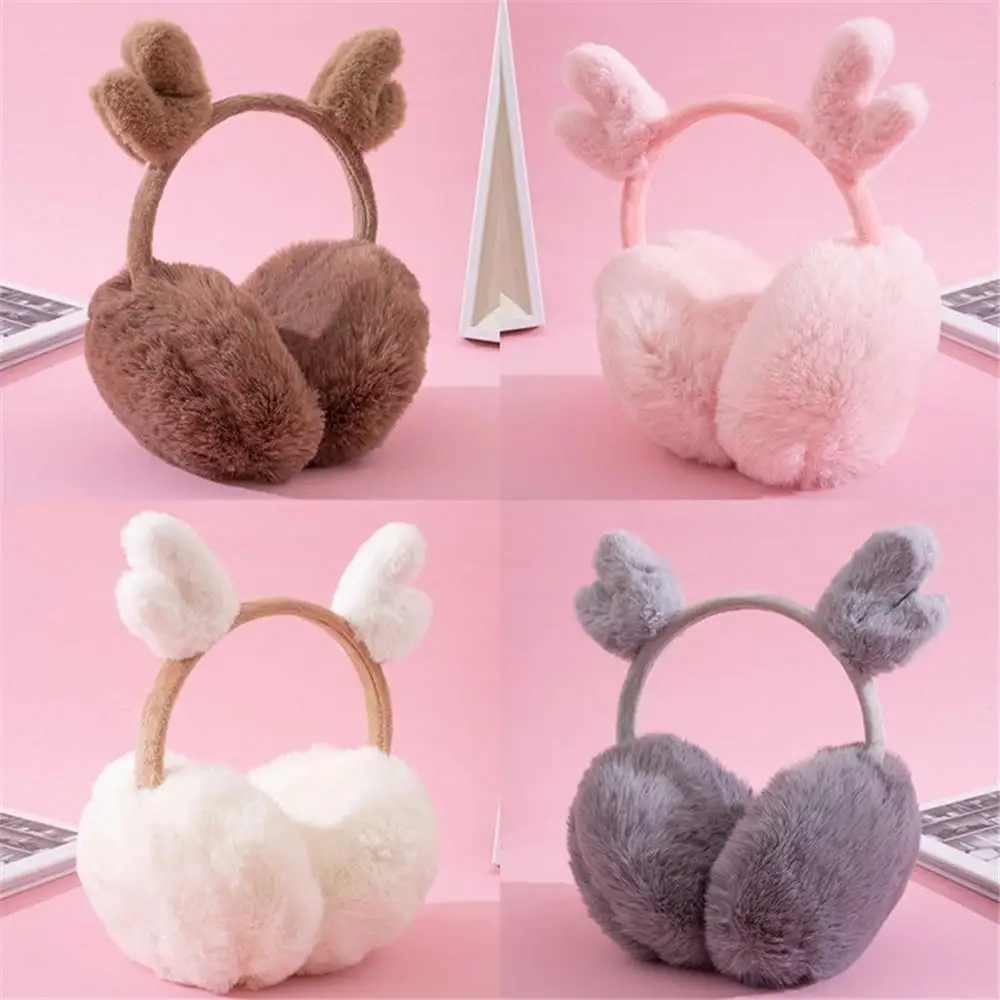 Winter Antlers Shape Earmuffs Women Girls Elk Ear Muffs Cold-Proof Warm Plush Ear Cover Kids Soft Warmers Earlap Christmas Gifts
Winter Antlers Shape Earmuffs Women Girls Elk Ear Muffs Cold-Proof Warm Plush Ear Cover Kids Soft Warmers Earlap Christmas Gifts