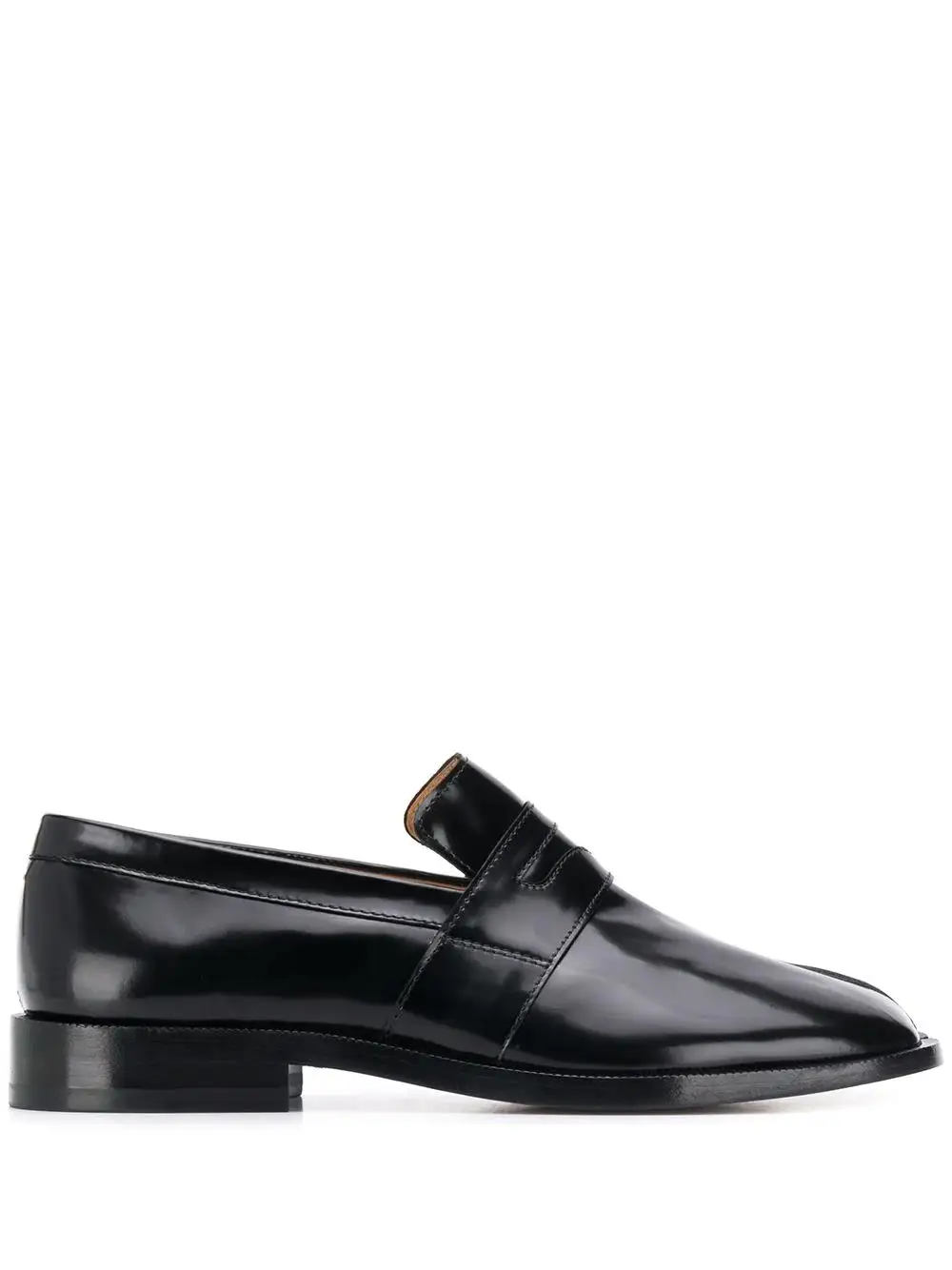 

Paris Tabi Penny Loafers Black Slip-on Style Shoes