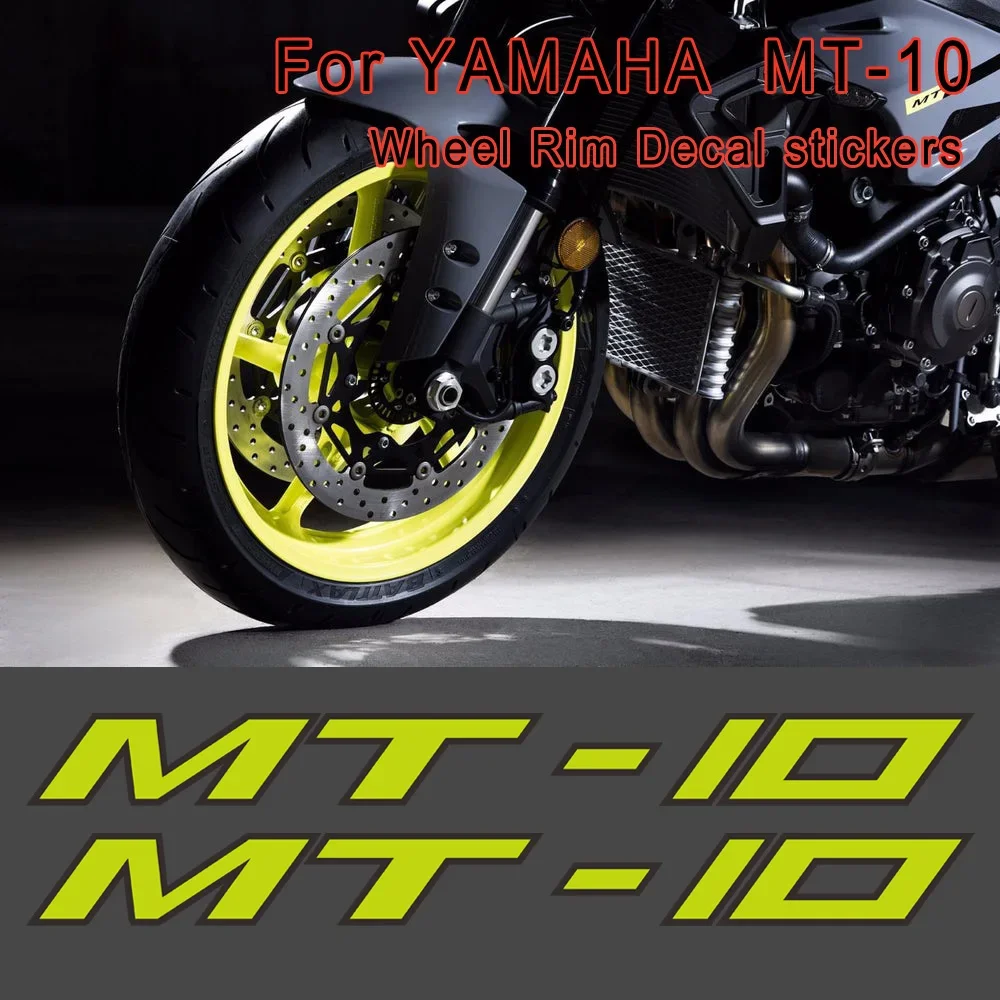 

360mm Reflective Motorcycle Wheels Fairing Helmet Tank Pad Decoration Logo Stickers Decals For YAMAHA MT-10 MT10