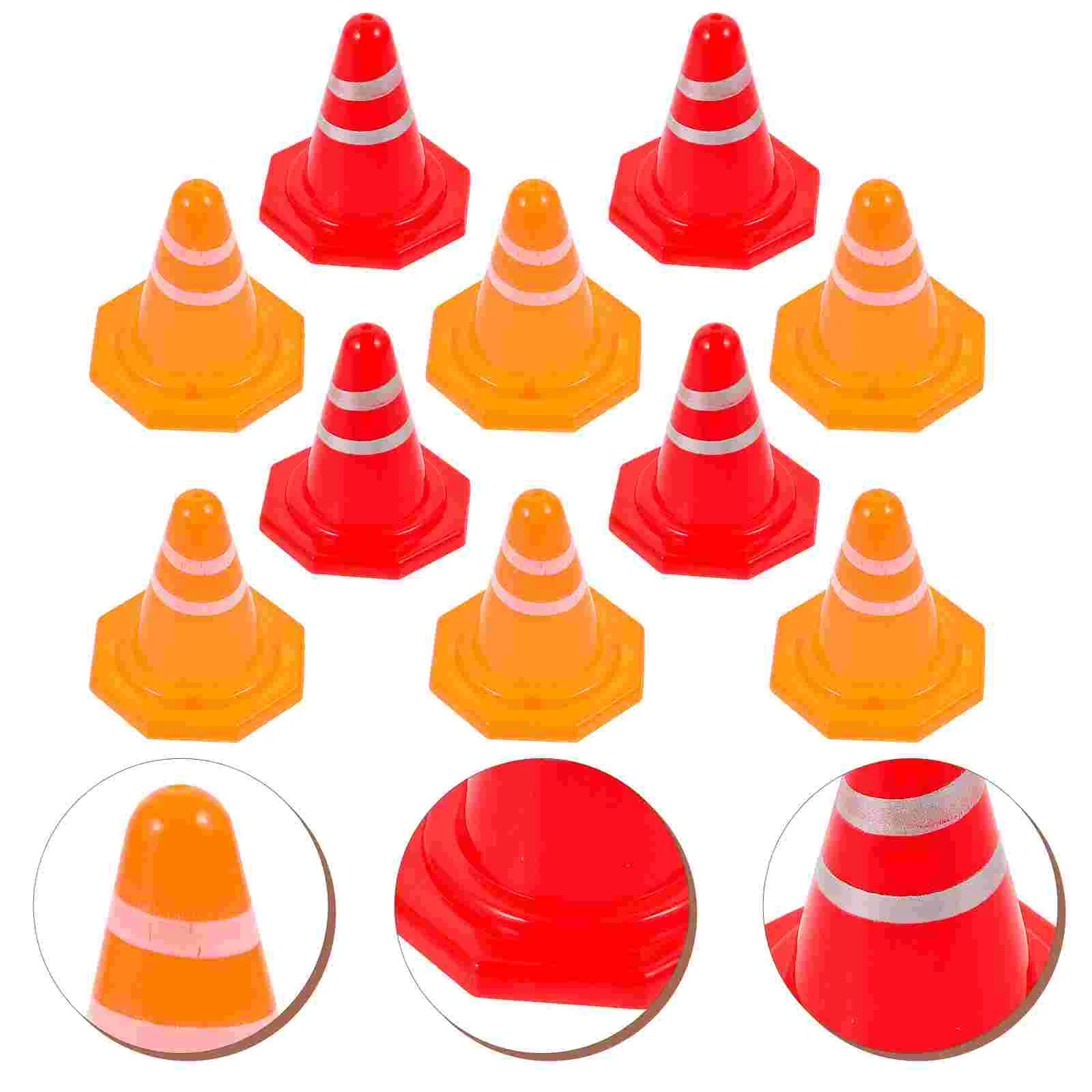16 Pcs Toy Barricade Mini Traffic Cones Construction Street Sign Education Toys Counting Plastic for Kids Small Orange Crafted
16 Pcs Toy Barricade Mini Traffic Cones Construction Street Sign Education Toys Counting Plastic for Kids Small Orange Crafted