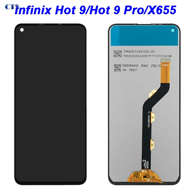 6.6" Original For Infinix Hot 9 X655,X655C,X655D LCD Display For Infinix Hot 9 Pro X655F Touchscreen Digitizer Replacement Parts
6.6" Original For Infinix Hot 9 X655,X655C,X655D LCD Display For Infinix Hot 9 Pro X655F Touchscreen Digitizer Replacement Parts