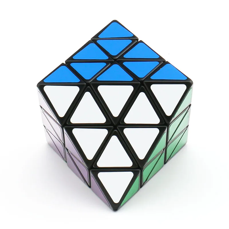 

LanLan Face Turning Octahedron Strange-Shape Magic Cube Twisty Puzzle Black White Ice Purple Limited Edition Children Adult Toy