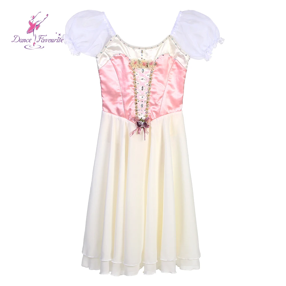 

Dance Favourite Ballet Tutus B23040C Pink Top Bodice with Ivory Chiffon Skirts La Fille mal gardée Ballet Tutu