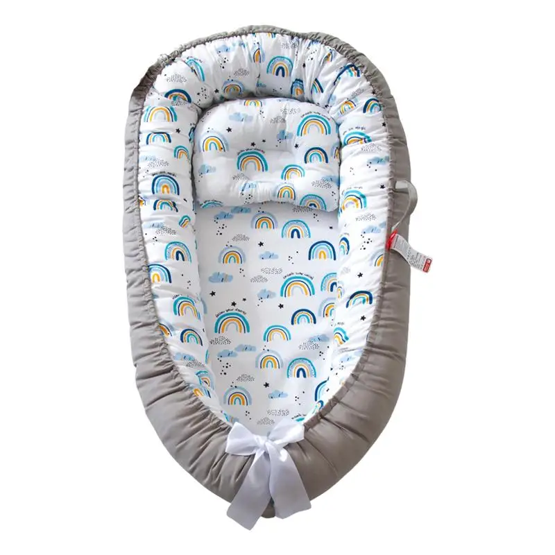 Baby Nest Bed With Pillow Portable Baby Lounger Adjustable Newborn Lounger Travel Crib Soft Breathable For Newborn Bed Bumper
Baby Nest Bed With Pillow Portable Baby Lounger Adjustable Newborn Lounger Travel Crib Soft Breathable For Newborn Bed Bumper