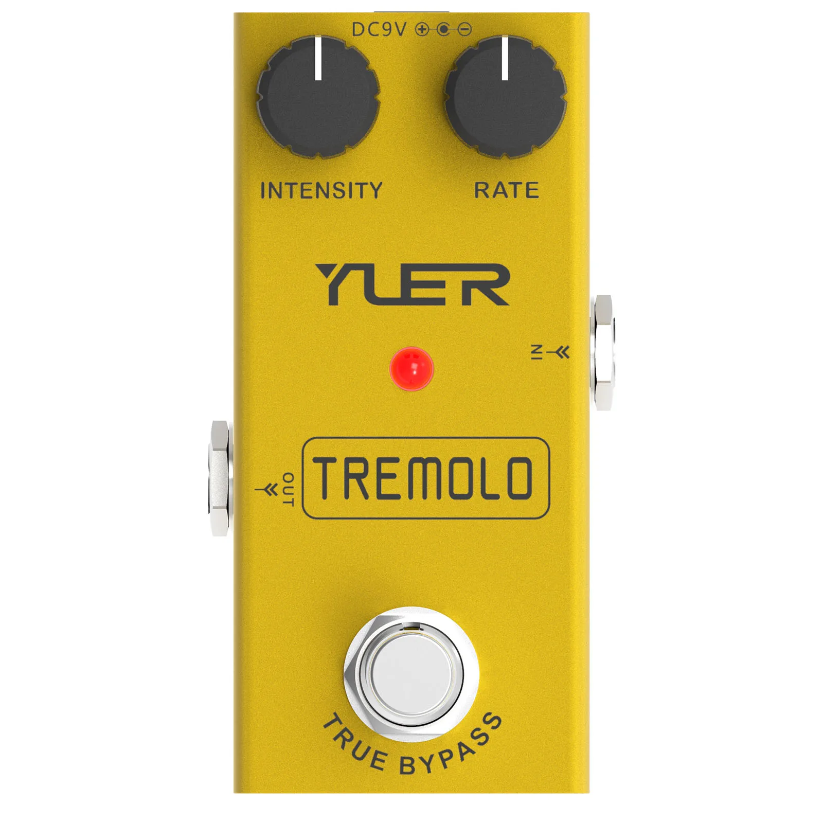 Педаль для гитарных эффектов Tremolo True Bypass, цельнометаллические детали и аксессуары, мини-моноблок постоянного тока 9 В, истинное отключение
Педаль для гитарных эффектов Tremolo True Bypass, цельнометаллические детали и аксессуары, мини-моноблок постоянного тока 9 В, истинное отключение